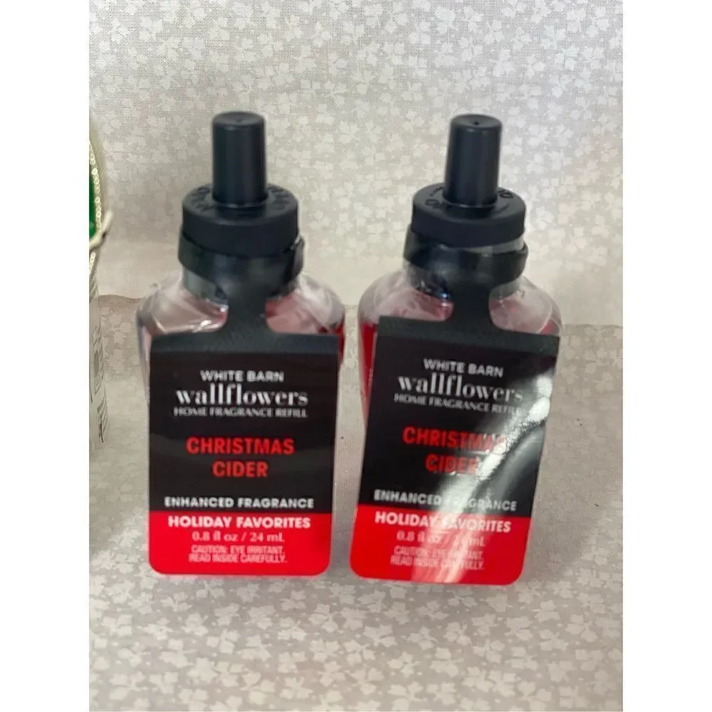Bath and Body Works SANTA & HOT AIR BALLOON Scent Control Wallflower & 2 Refills